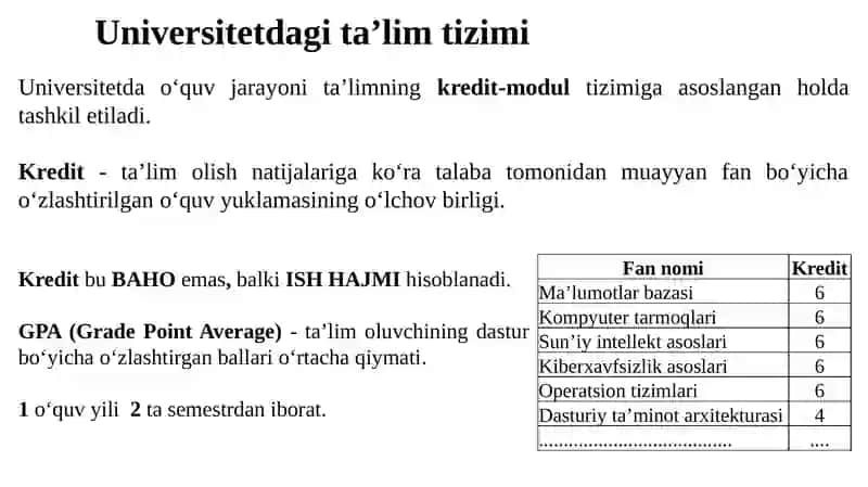 O‘QUV JARAYONINI TASHKIL ETISH 4