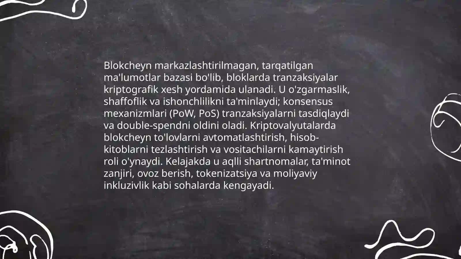 Kriptovalyuta nima va uning kelajakdagi o'rni 4