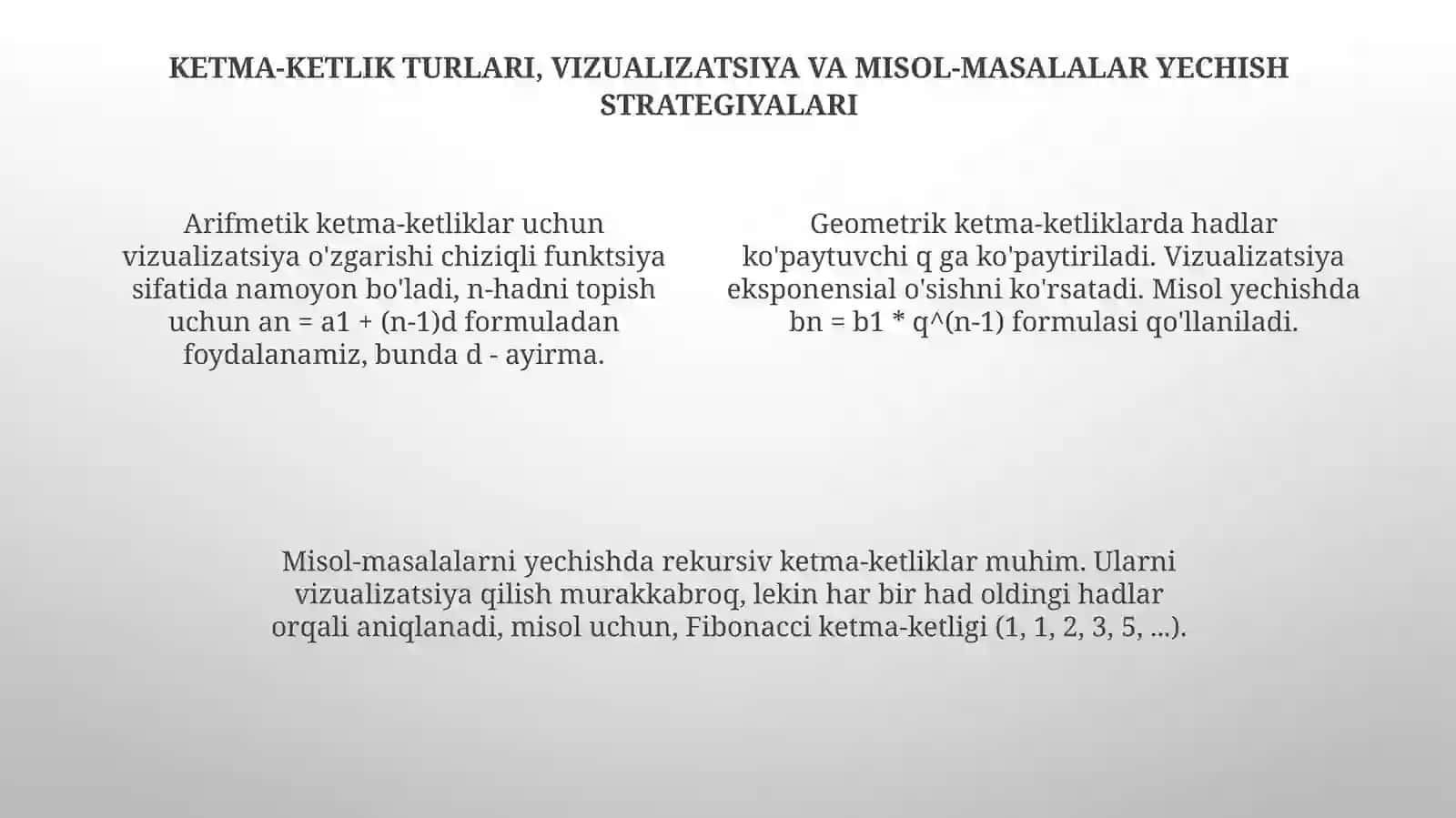 Sonlar ketma-ketligi va uning limitini o'rgatish metodikasi 4