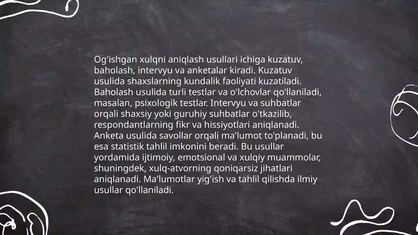 Og'ishgan xulq profilaktikasining psixologik uslublari 4