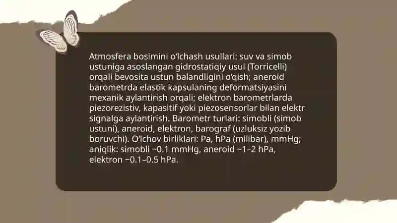Atmasfera bosimi 4