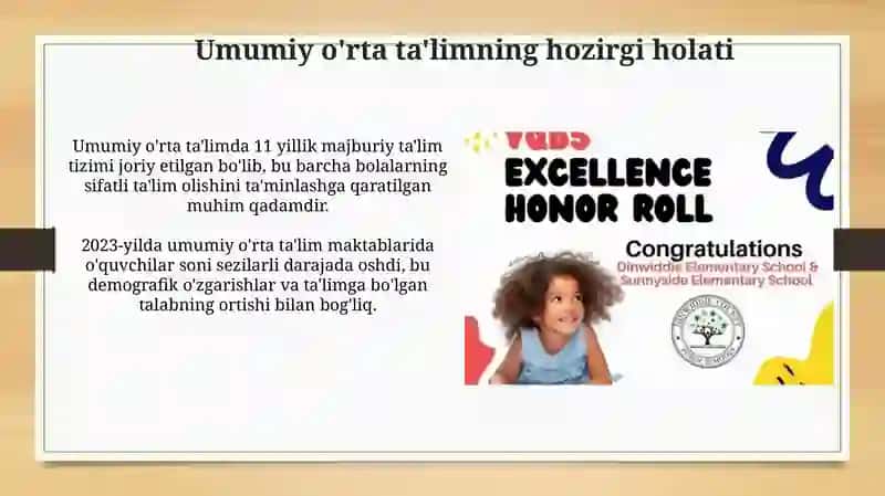 Maktabgacha ta'lim muammolari va rivojlanishi 4