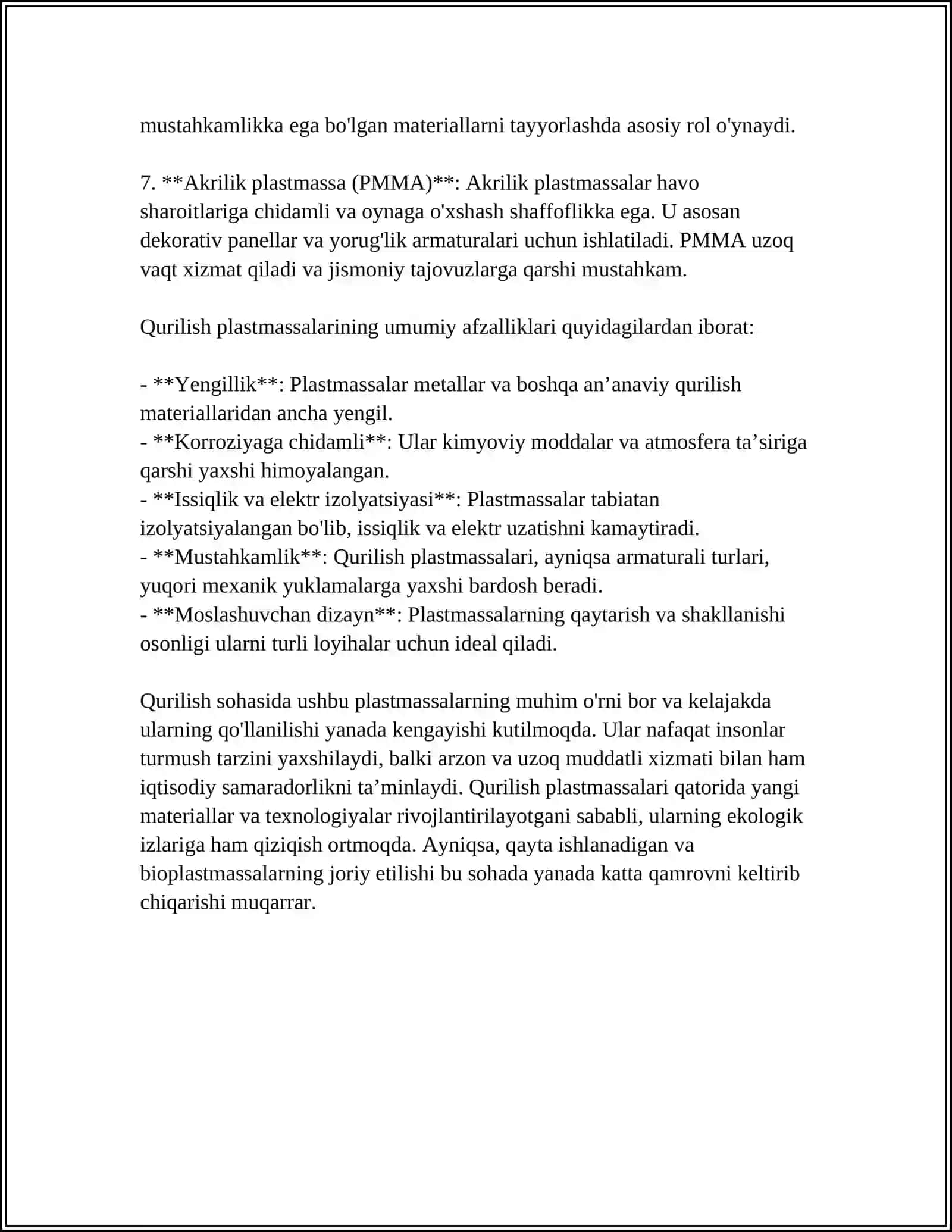 Qurilish plastmassalari 4