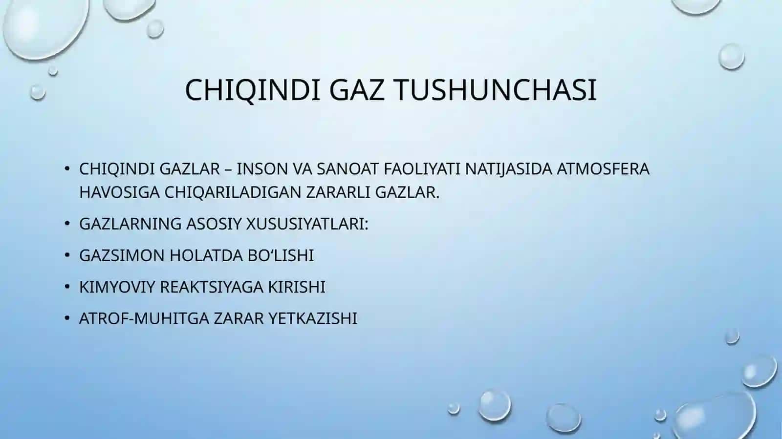 Chiqindigaztashlamalariningsinflanishi 4