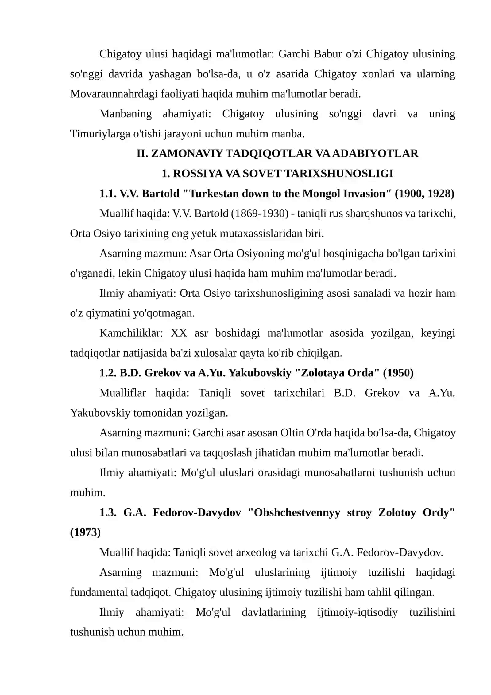 CHIGATOY ULUSINI BOSHQARGAN XONLAR 4