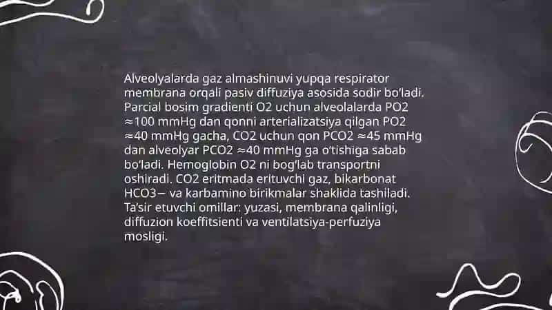 Nafas olish tizimining normal funksiyasi va inson salomatligi 4