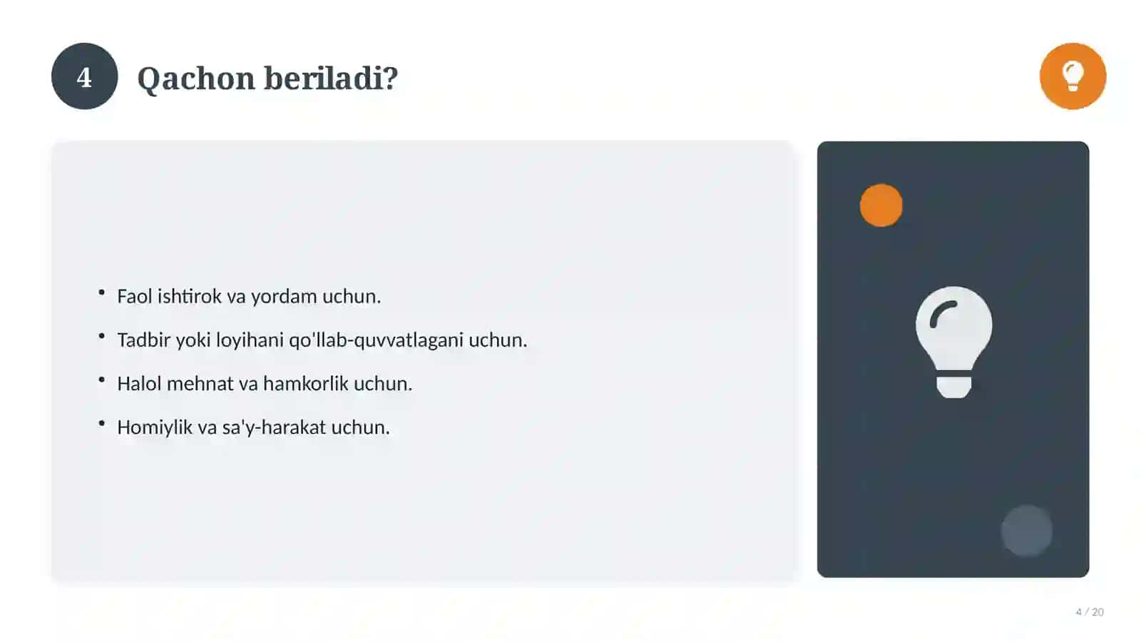 Faol o'quvchiga tashakkurnoma 4