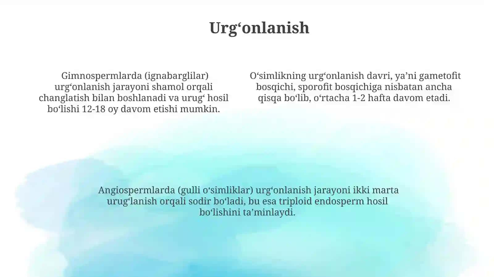 Sporali yuksak o‘simliklar 4