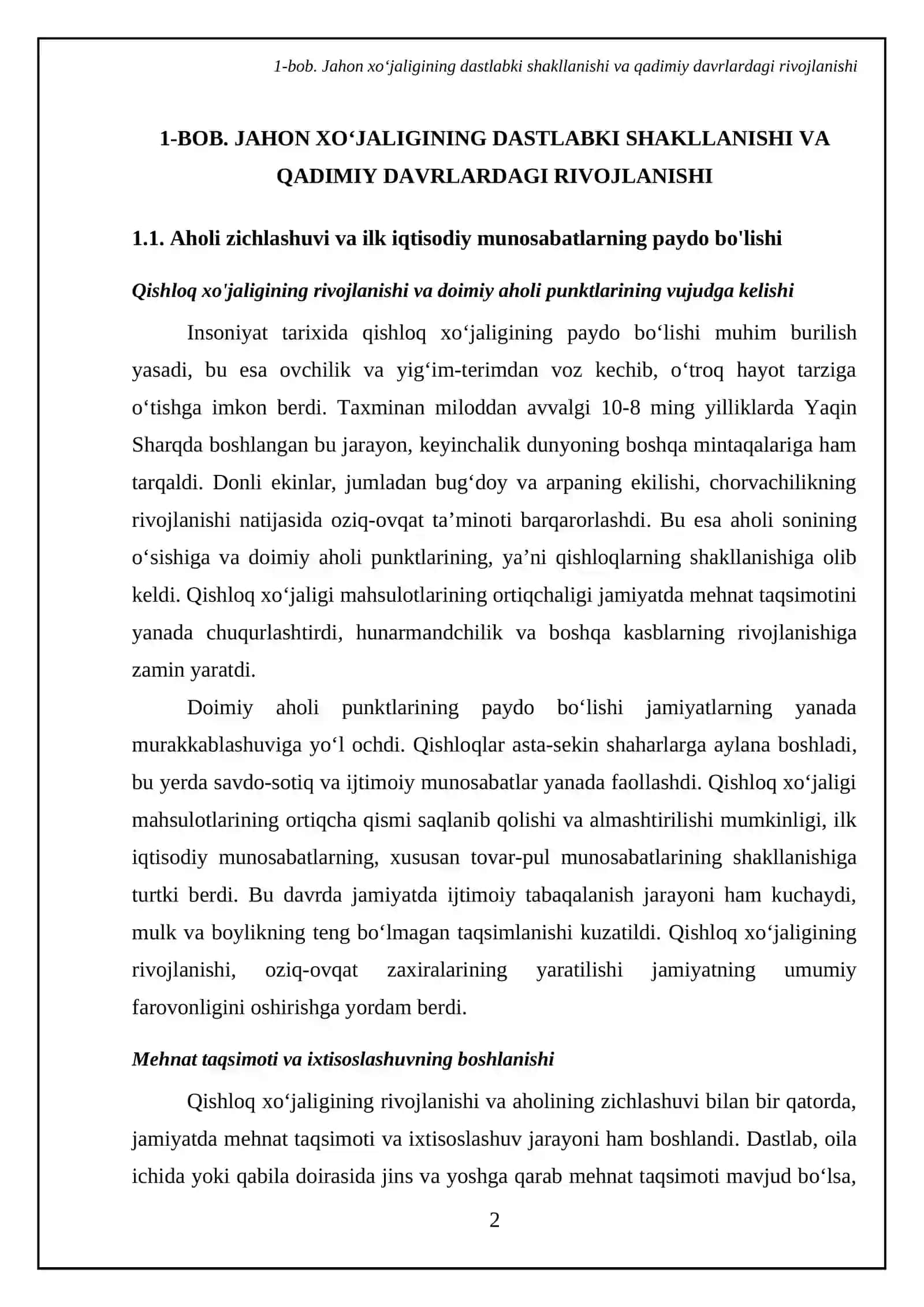 Jahon xo‘jaligining shakllanishi va bosqichma-bosqich rivojlanishi 4