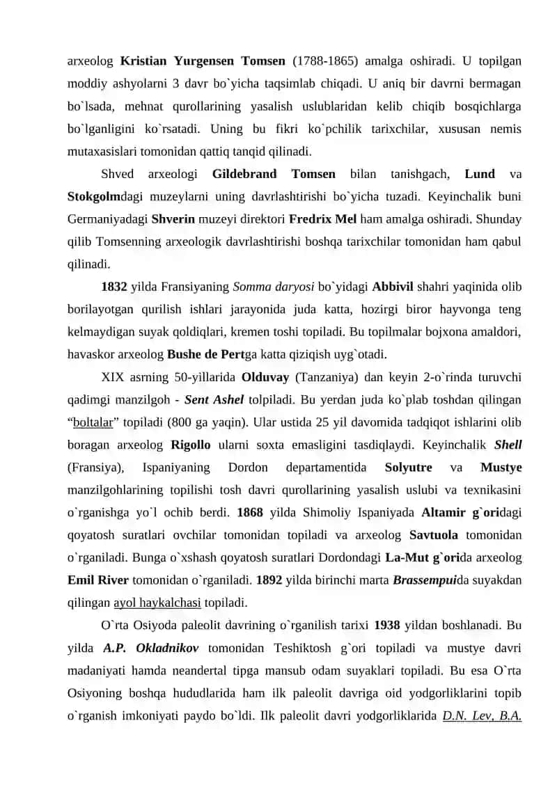 O’rta paleolit davri arxeologiyasi 4