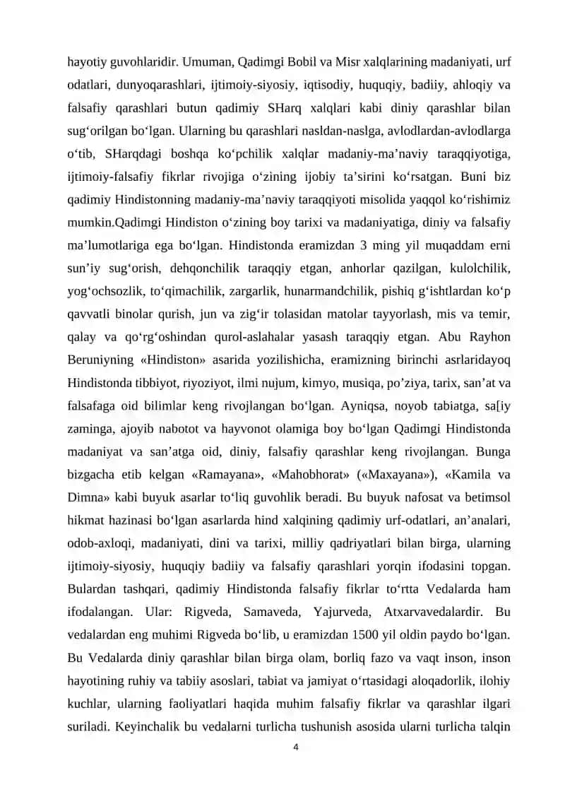 FALSAFIY TAFAKKUR TARAQQIYOTI BOSQICHLARI SHARQ FALSAFASI. 4