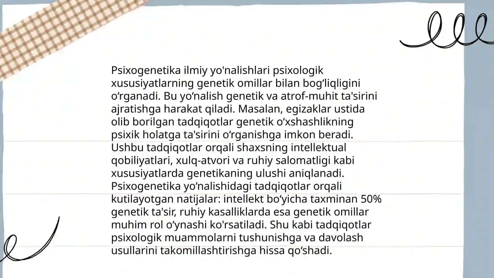 Psixogenetikaning asosiy metodlari 4