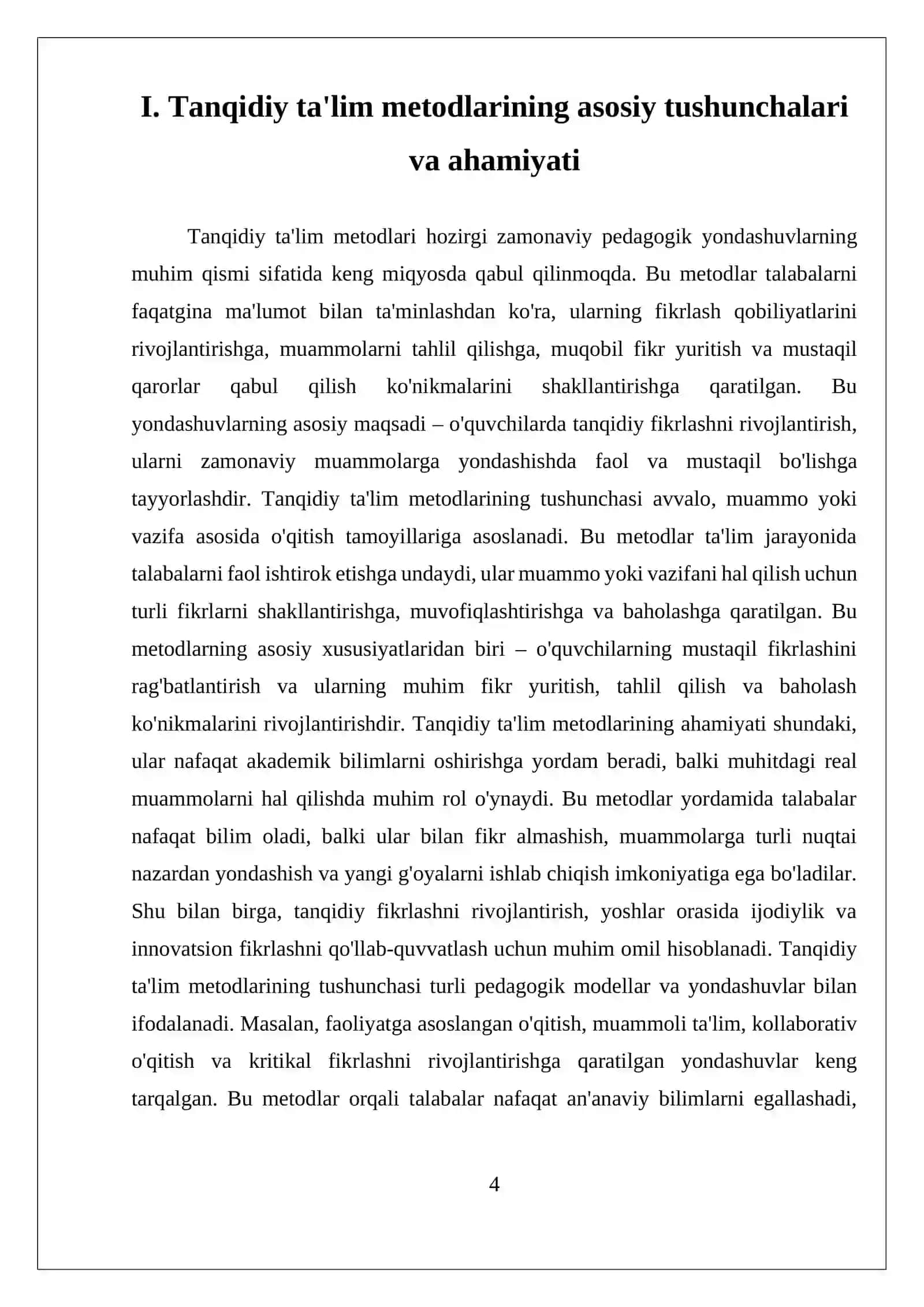 Tanqidiy Pedagogika Yondashuvlari 4