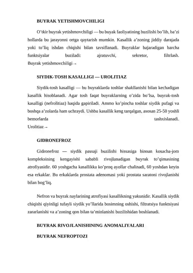 BUYRAK KASALLIKLARI 4