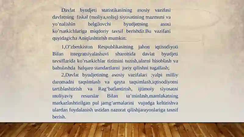Moliya bozori statistikasi 4