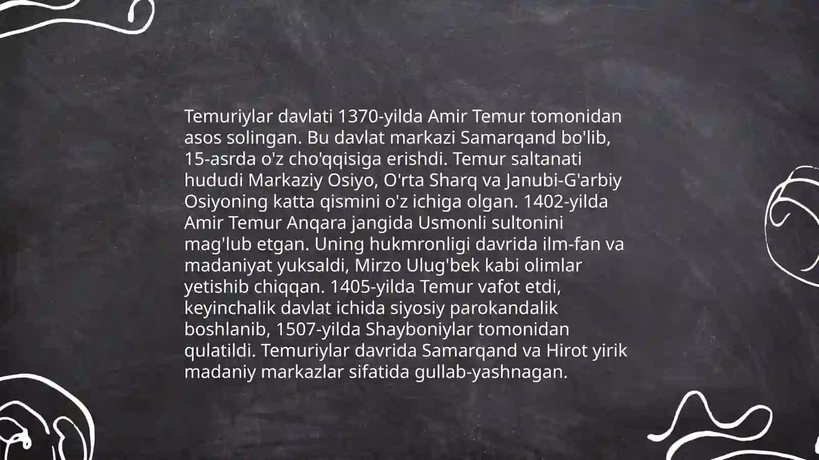 Temuriylar davlati 4