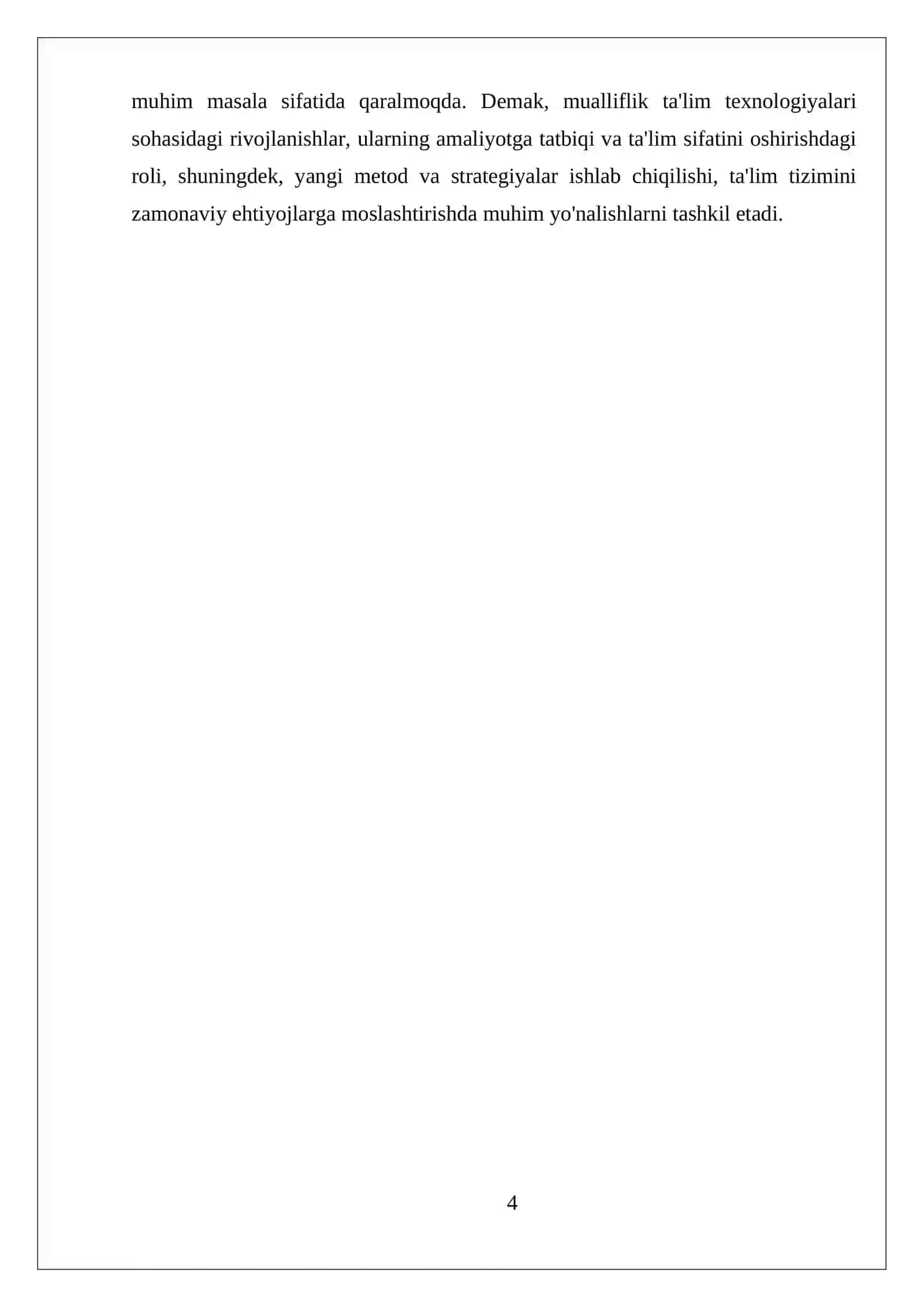 MUALLIFLIK TA'LIM TEXNOLOGIYALARI 4