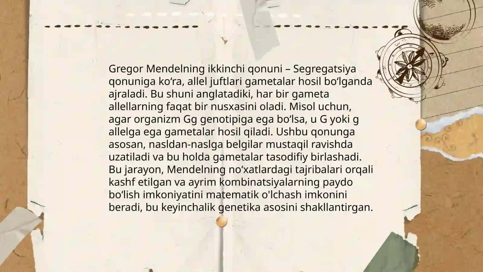 Mendelning1,2 qonunlari. Allel genlarning oʻzaro tasiri 4