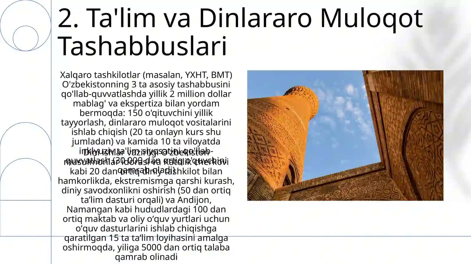 Òzbekistinda dinlararo barqarorlikni taminlash 4