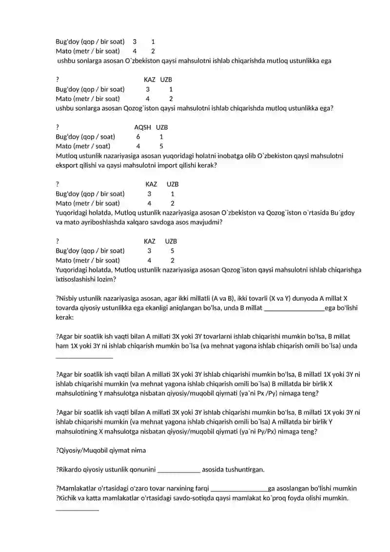 International Economic Relations 4