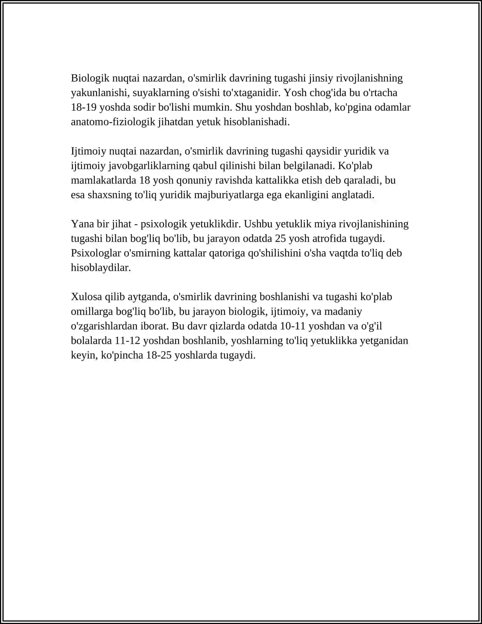 ILK OʻSPIRINLIK DAVRINING PSIXOLOGIK XUSUSIYATLARI 4