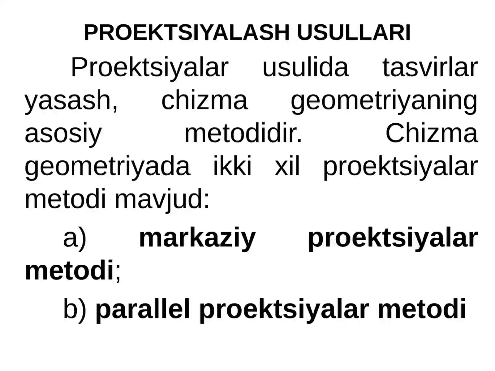 MUHANDISLIK VA KOMPYUTER GRAFIKASI 4