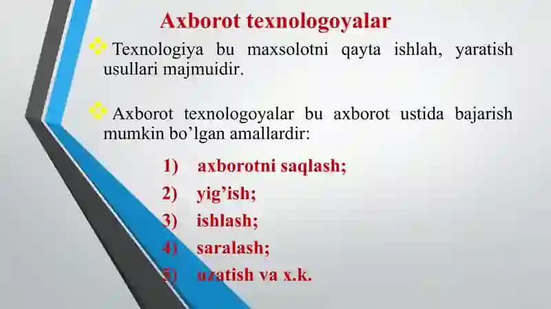 Texnik tizimlarda axborot texnologiyalari 4