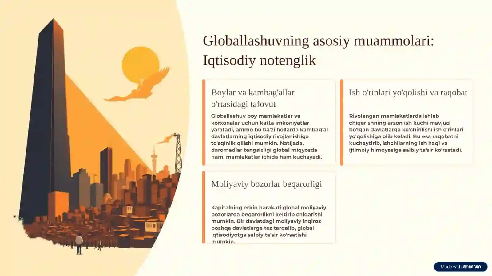 JAHON IQTISODIYOTINING GLOBALLASHUV MUAMMOLARI VA ULARNING GURUHLANISHI 4