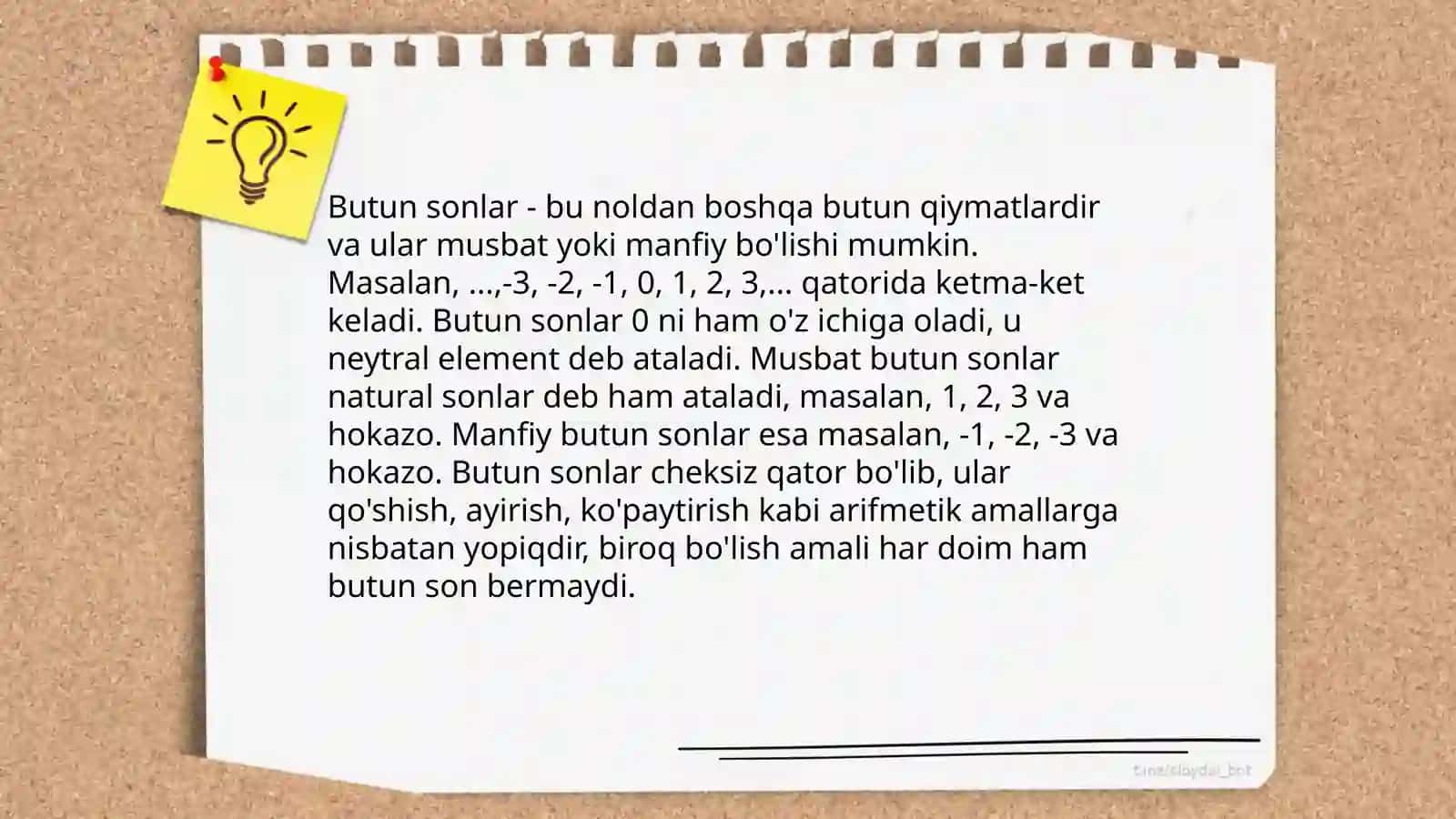 Natural sonlar 4