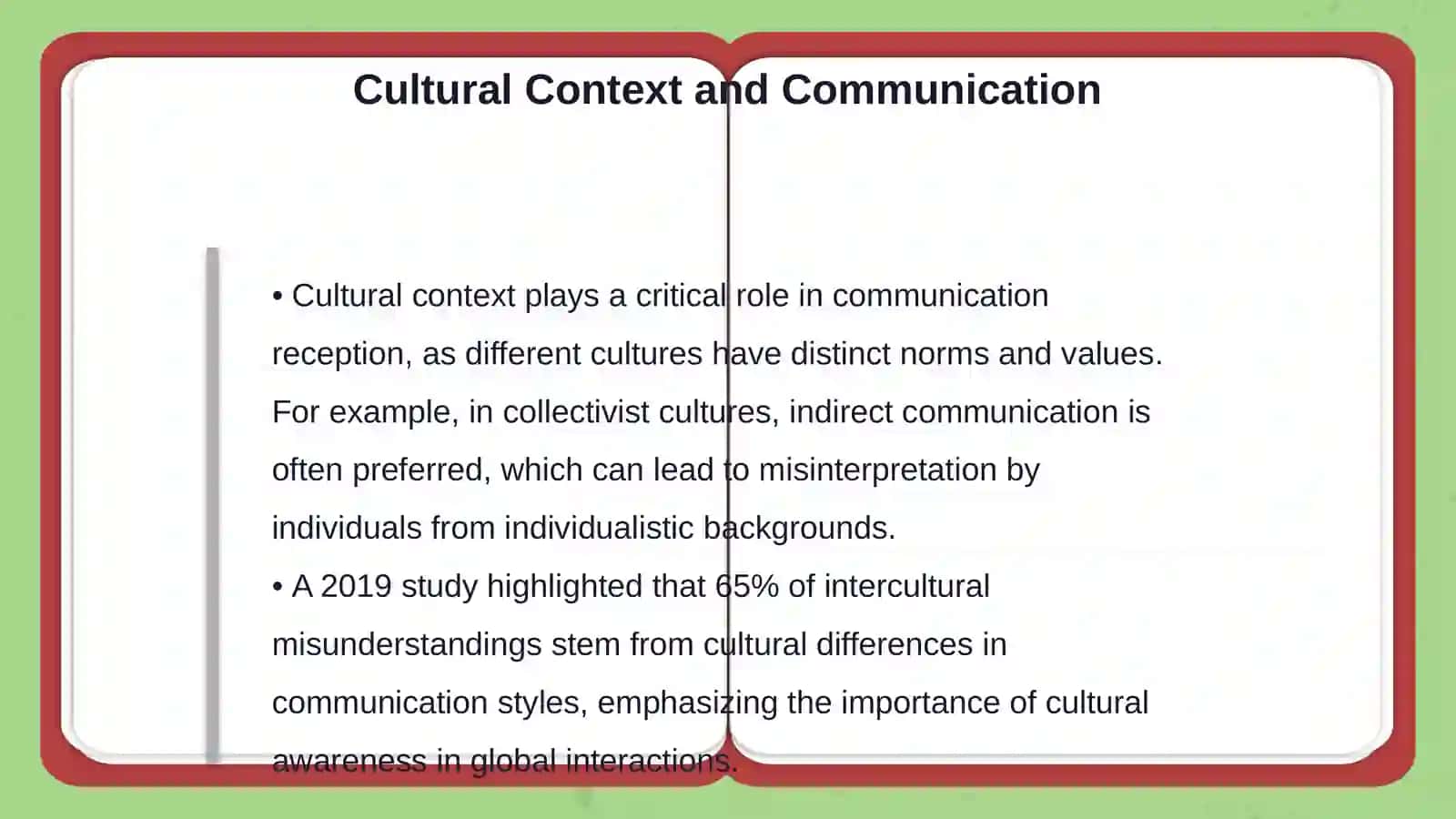 Factors affecting how communication is received 4