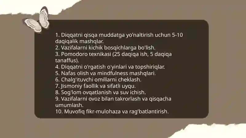 Diqqat tushunchasi va turlari 4