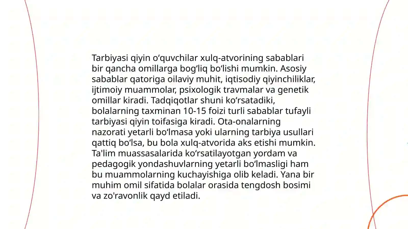 Tarbiyasi qiyin oʻquvchilar bilan ishlashning psixologik asoslari 4