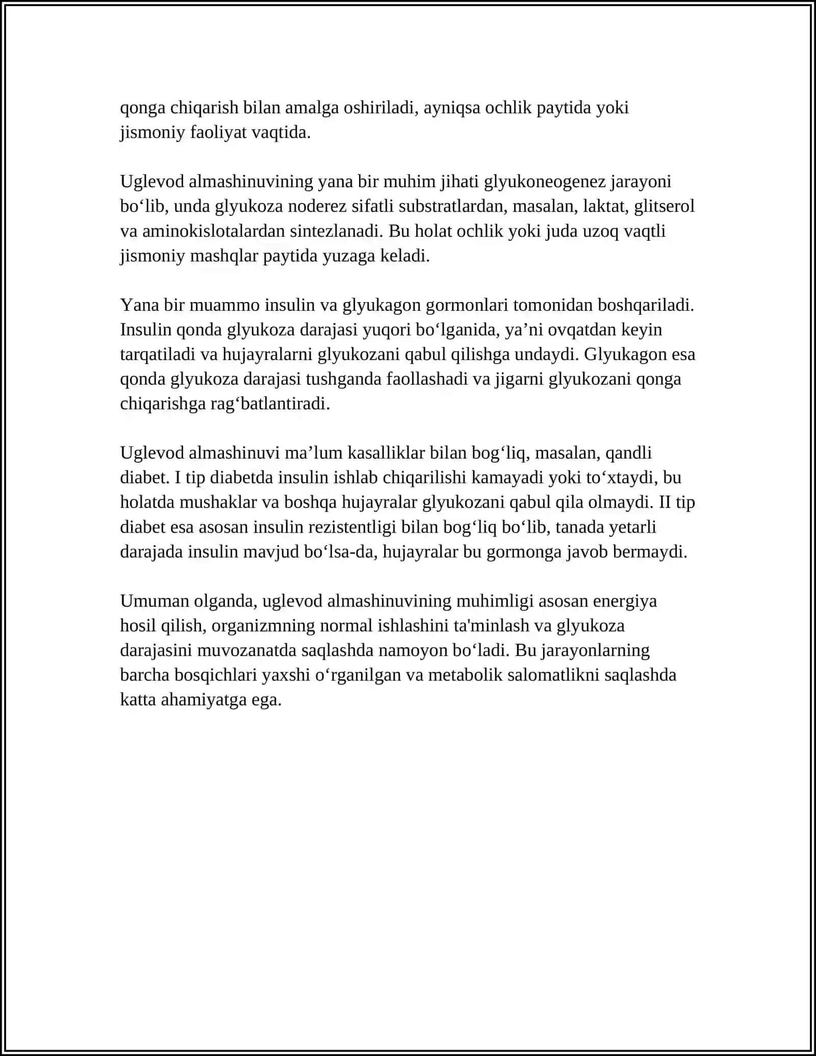 UGLEVOD ALMASHINUVI AHAMIYATI VA UNING BUZULISHI HAQIDA MA'LUMOT 4