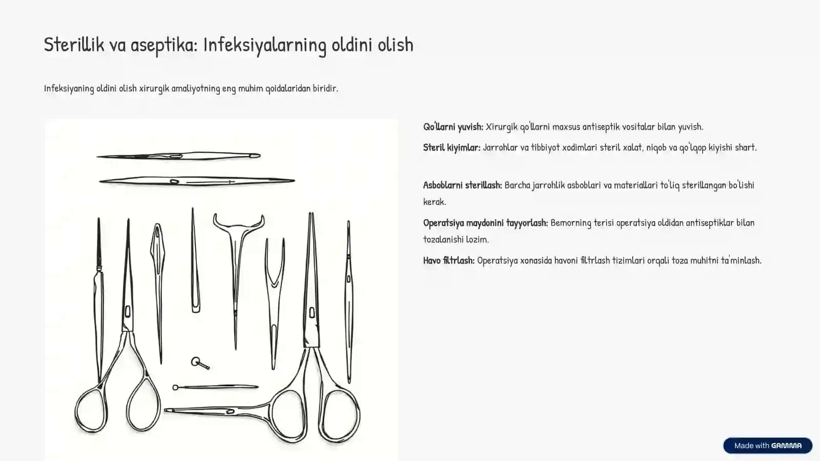 Xirurgik operatsiyalarni o'tkazish qoidalari: Asosiy tamoyillar 4
