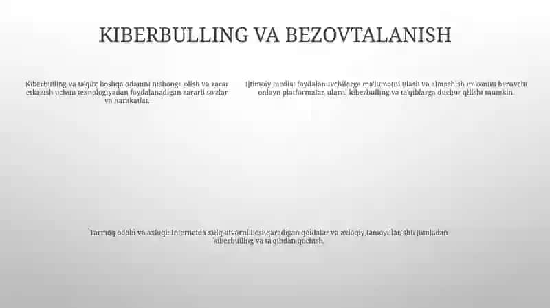 Ijtimoiy Media Shakllari, Taxdid va Xavf-Xatarlar 4