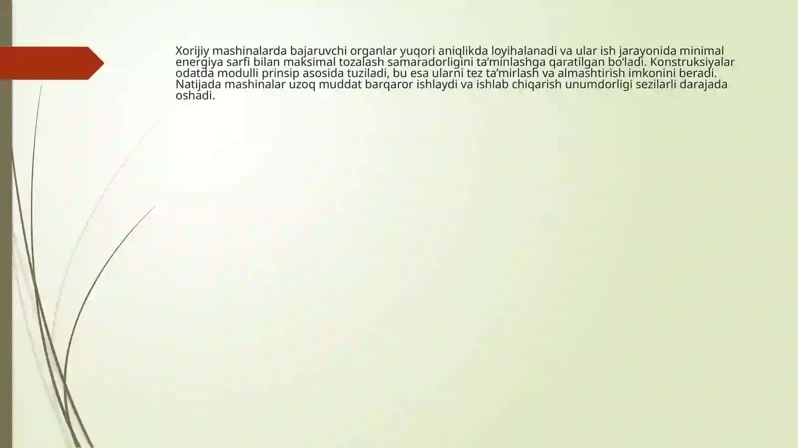 Xorijiy paxta tozalash mashinalarining bajaruvchi organlarining konstruksiyalari 4