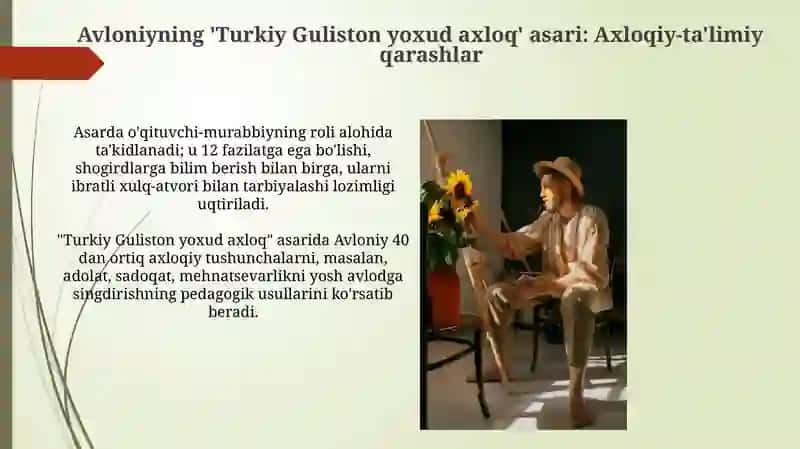 Abdulla Avloniyning hayoti va ijodi yaratgan asarlari 4
