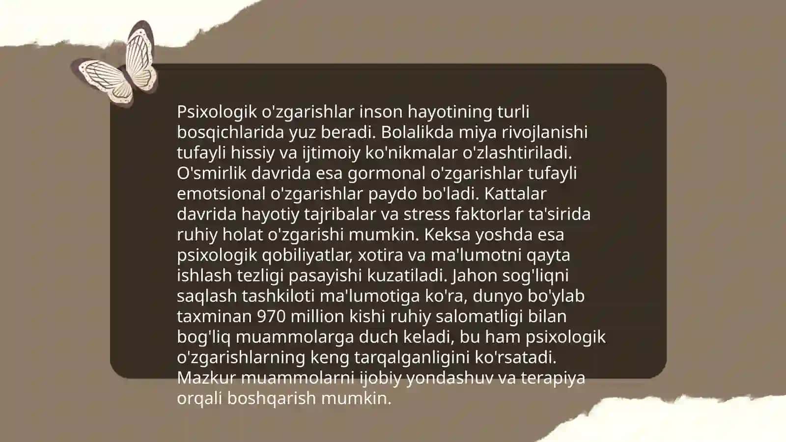 O'smirlik davri 4