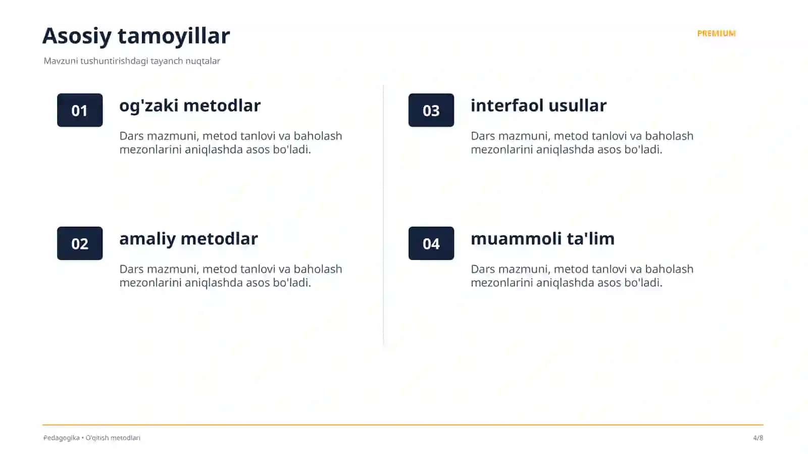 O'qitish metodlari 4