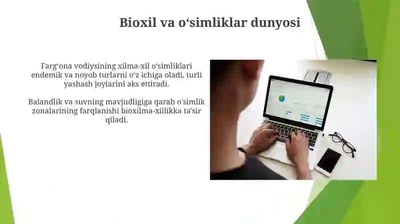 Fargʻona vodiysining tabiiy landshaftlarini tahlil qilish 4