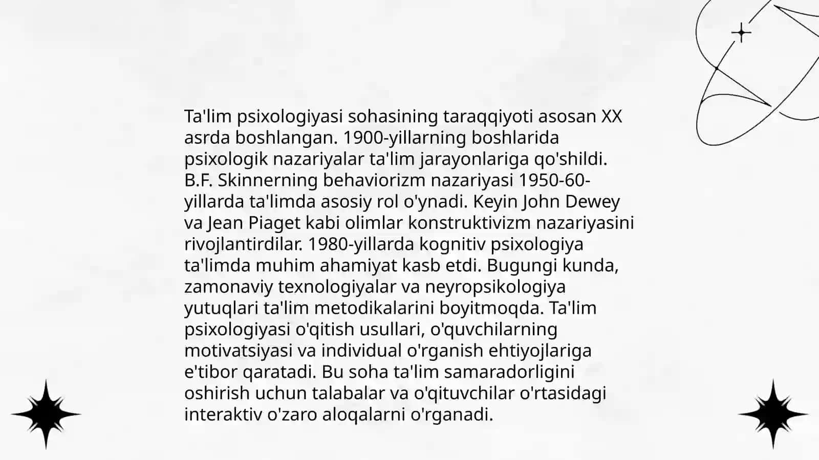 Pedagogik psixologiyaning yuzaga kelish tarixi 4