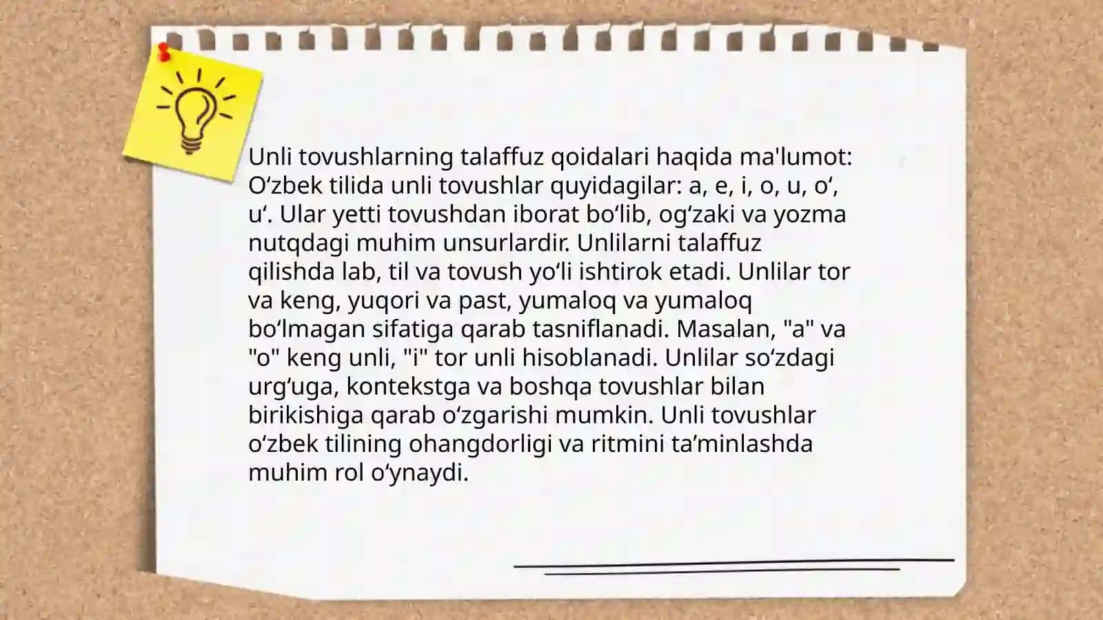 Unli tovushlarni o'rganishda orfografik mashqlarni tashkil etish 4
