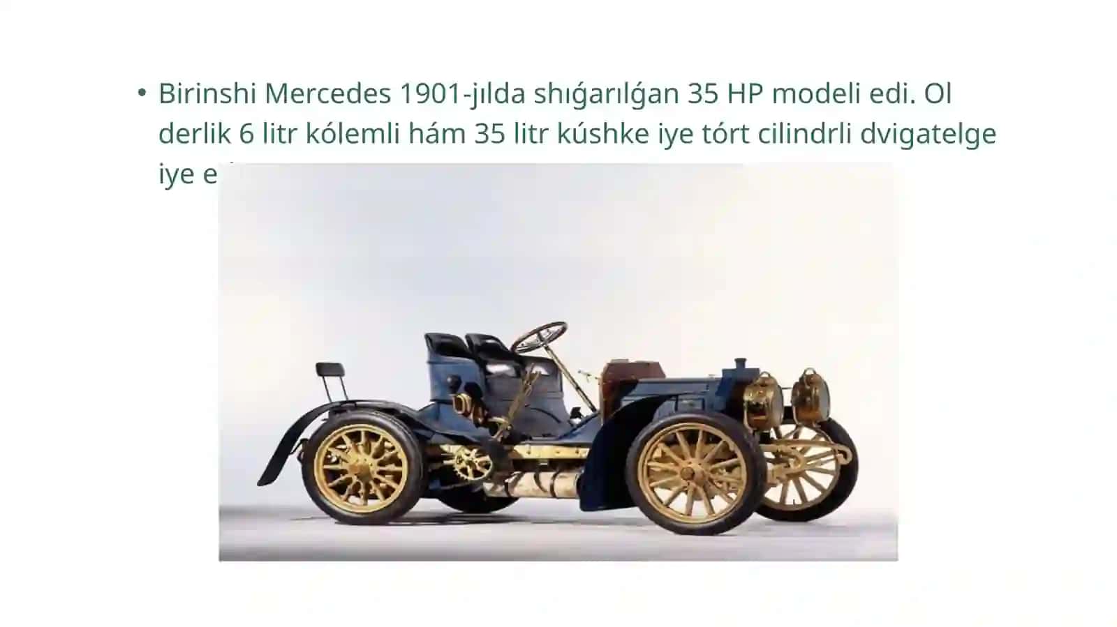 Mercedes Benz tarıyxı 4