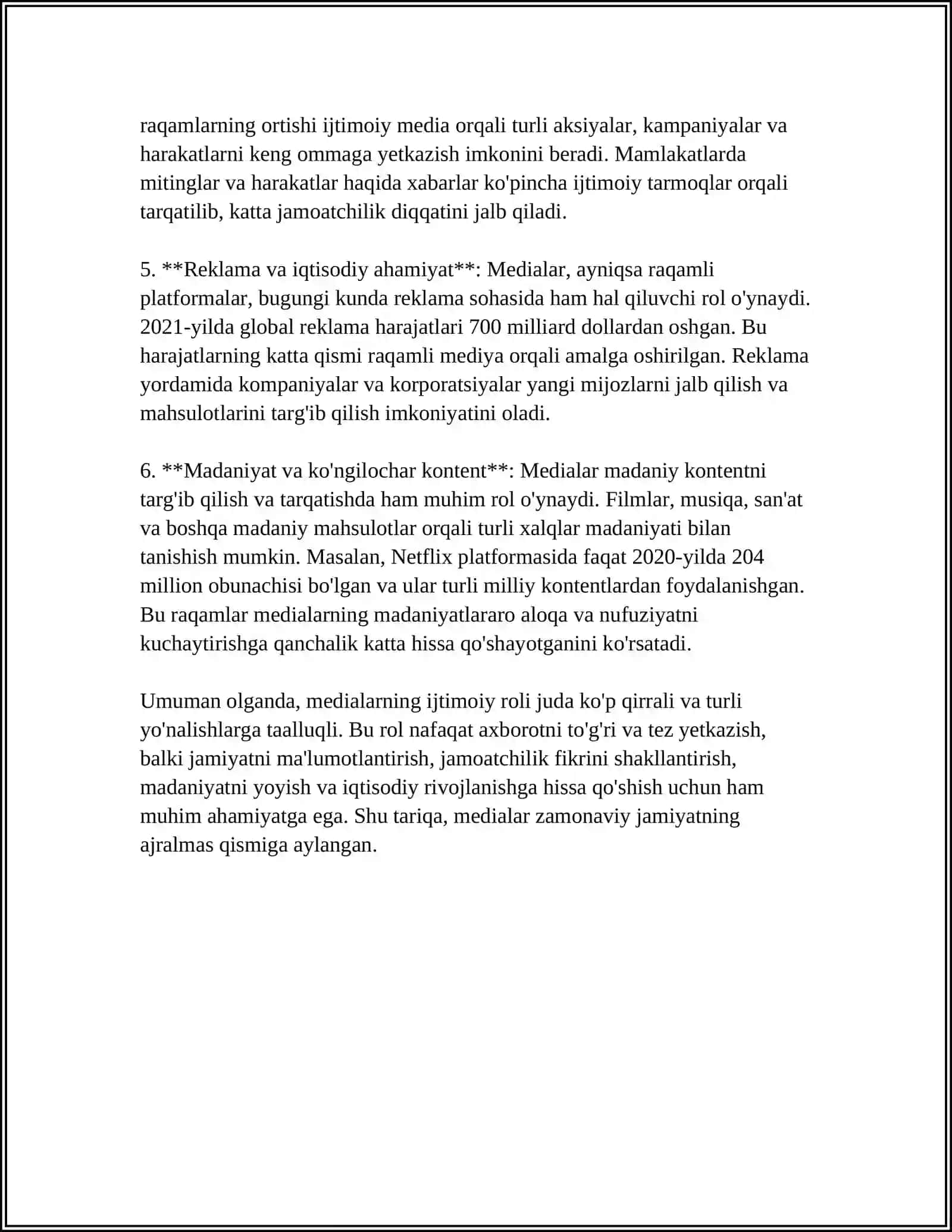 MEDIALARNING IJTIMOIY MAZMUNI 4