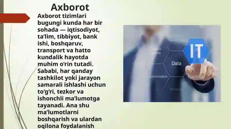 Axborottizimlari 4