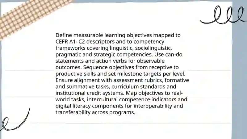 Linguadidactic requirements 4