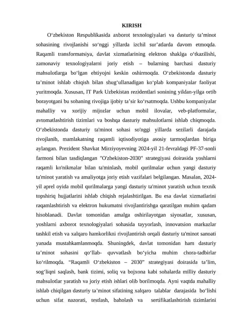 DASTURIY TAMINOT SIFATINI BAHOLASH USULLARI 4
