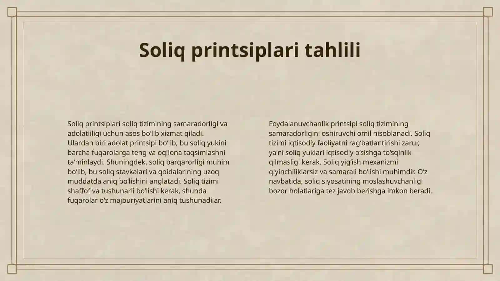 AQSH SOLIQ TIZIMI 4