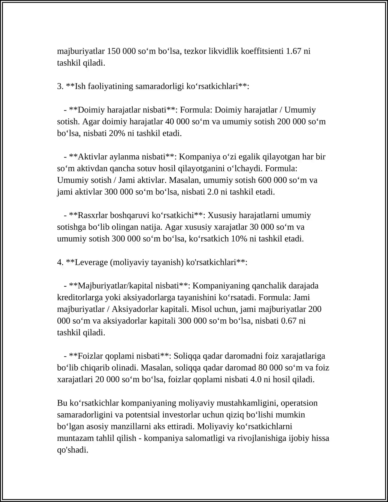 KORPORATIV MOLIYAVIY HISOBOTLARNING TAHLILI 4