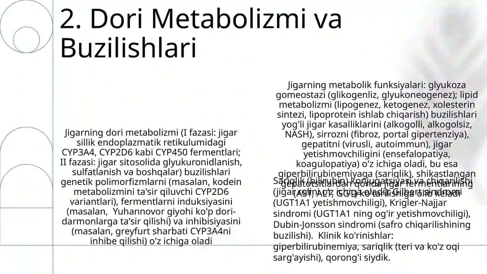 Jigarning metabolik funksiyalari 4